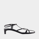 Sandales - Jil Sander - Cuir - Noir