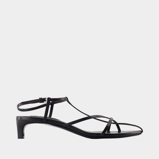 Sandales - Jil Sander - Cuir - Noir
