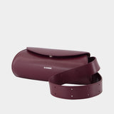 Sac À Main Cannolo Mini - Jil Sander - Cuir - Bordeaux