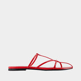 Sandales - Jil Sander - Cuir - Rouge
