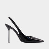 Escarpins Lidia Slingback - Paris Texas - Cuir - Noir