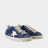 Sneakers Super Star - Golden Goose Deluxe Brand - Cuir - Bleu