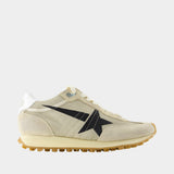 Sneakers Running Marathon - Golden Goose Deluxe Brand - Synthétique - Beige