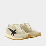 Sneakers Running Marathon - Golden Goose Deluxe Brand - Synthétique - Beige