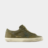 Sneakers Super Star - Golden Goose Deluxe Brand - Cuir - Kaki