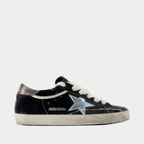 Sneakers Super Star - Golden Goose Deluxe Brand - Synthétique - Gris Foncé