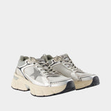 Sneakers Lightstar - Golden Goose Deluxe Brand - Cuir - Gris