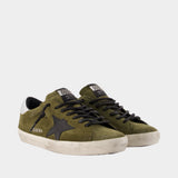 Sneakers Super Star - Golden Goose Deluxe Brand - Cuir - Kaki