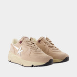 Sneakers Running - Golden Goose Deluxe Brand - Cuir - Beige