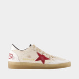 Sneakers Ballstar - Golden Goose Deluxe Brand - Cuir - Beige