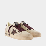 Sneakers Ball Star - Golden Goose Deluxe Brand - Cuir - Beige