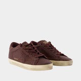Sneakers Super Star - Golden Goose Deluxe Brand - Cuir - Bordeaux