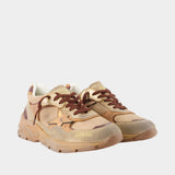 Sneakers Running Dad - Golden Goose Deluxe Brand - Cuir - Marron