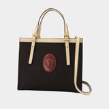 Cabas Medium - Versace - Cuir - Noir