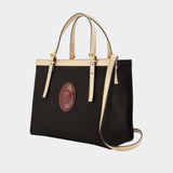 Cabas Medium - Versace - Cuir - Noir