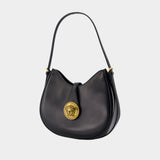 Sac Porté Épaule Small Hobo - Versace - Cuir - Noir