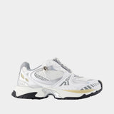 Sneakers - Versace - Cuir - Blanc