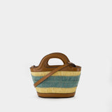 Cabas Tropicalia Micro - Marni - Raphia - Marron