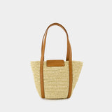 Cabas Small - Marni - Raphia - Neutre
