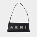 Sac Porté Épaule Museo - Marni - Cuir - Noir