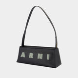 Sac Porté Épaule Museo - Marni - Cuir - Noir