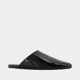 Sandales Sabot - Marni - Cuir - Noir