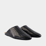 Sandales Sabot - Marni - Cuir - Noir