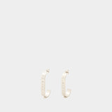 Boucles D'oreilles - MM6 Maison Margiela - Métal - Argenté