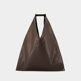 Sac Classique Japanese - MM6 Maison Margiela - Polyester - Marron