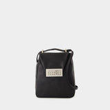 Sac À Bandoulière Numeric Small - MM6 Maison Margiela - Cuir - Noir