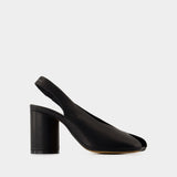 Escarpins - MM6 Maison Margiela - Cuir - Noir