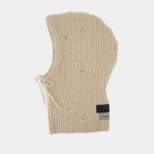 Bonnet - MM6 Maison Margiela - Laine - Beige
