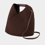 Sac À Bandoulière Japanese - MM6 Maison Margiela - Synthétique - Marron