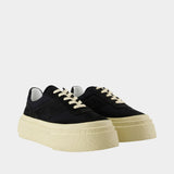 Sneakers - MM6 Maison Margiela - Cuir - Noir