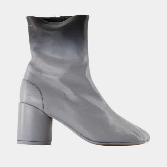 Bottines - MM6 Maison Margiela - Cuir - Noir