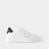 Sneakers Temple Low - Philippe Model - Cuir - Blanc