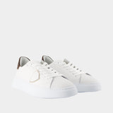 Sneakers Temple Low - Philippe Model - Cuir - Blanc