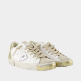 Sneakers Prsx Low - Philippe Model - Cuir - Blanc