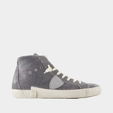 Sneakers Prsx High - Philippe Model - Toile - Gris