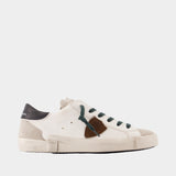 Sneakers Prsx Low Man - Philippe Model - Cuir - Blanc