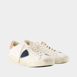 Sneakers Prsx Low Man - Philippe Model - Cuir - Blanc