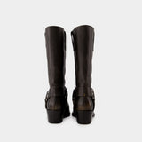 Bottes Roxy Boot - Paris Texas - Cuir - Noir