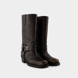 Bottes Roxy Boot - Paris Texas - Cuir - Noir