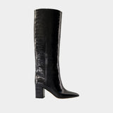 Bottes Anja 70 - Paris Texas - Cuir - Noir
