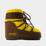 Bottines Mb X Gir Icon Low - Moon Boot - Synthétique - Jaune
