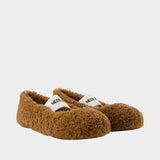 Ballerines - Moon Boot - Cuir - Marron