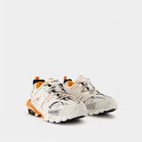 Sneakers Track - Balenciaga - Synthétique - Blanc/Orange