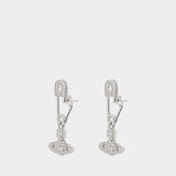 Boucles D'oreilles Lucrece Large - Vivienne Westwood - Métal - Argenté