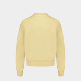 Sweatshirt Moby - Isabel Marant - Coton - Jaune