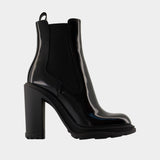 Bottes en Cuir Noir